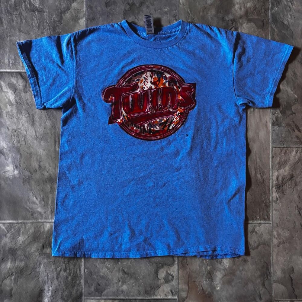 Twins Men's Blue T-shirt